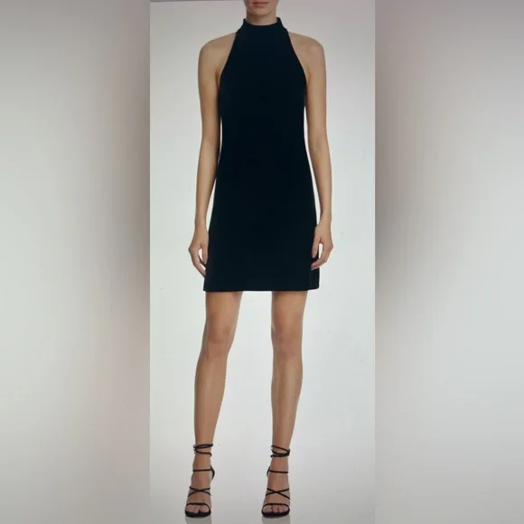 Bailey 44 Dresses New Bailey 44 Tatiana Black Velvet Mock Neck
